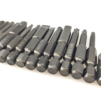 magnetic driver drill bits for tamper-resistant flat head drilling screw